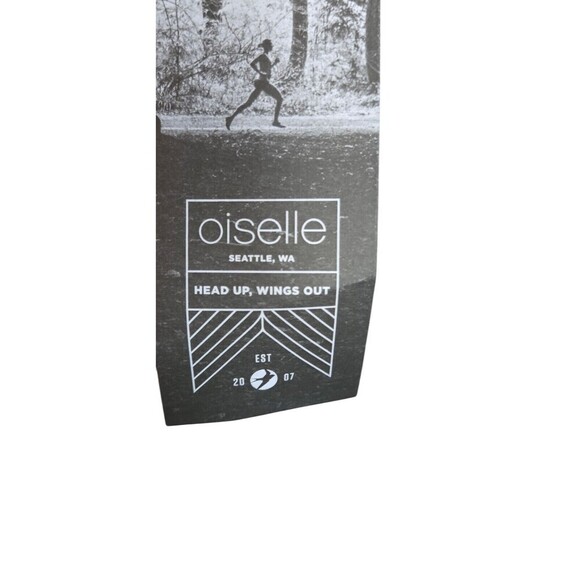 Oiselle In2 Sports Bra Womens XL Orange Crackle Athleisure NWT - Picture 4 of 5